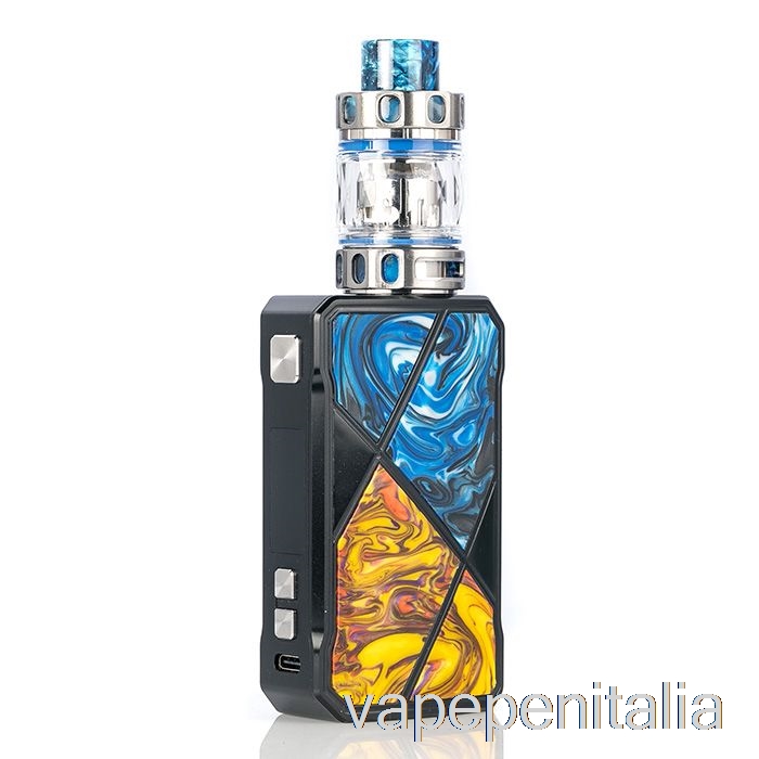 Scatola Vape Mod Freemax Maxus 200w Starter Kit Blu / Giallo